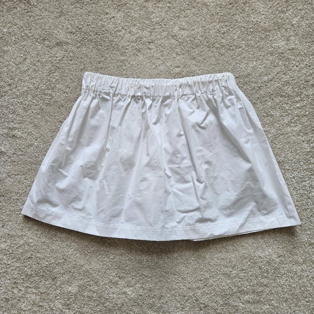 Lloyd White Cotton Skirt